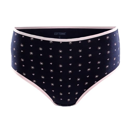 Cottonil Pack of 6 Cottonila Midi Panties Underwear for Women