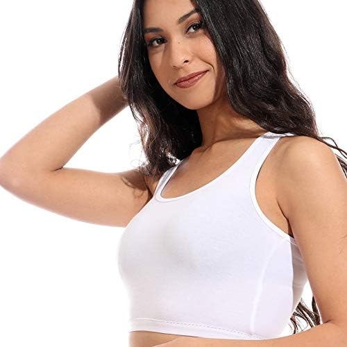 Solid Bra for Women, Set of 4 3XL