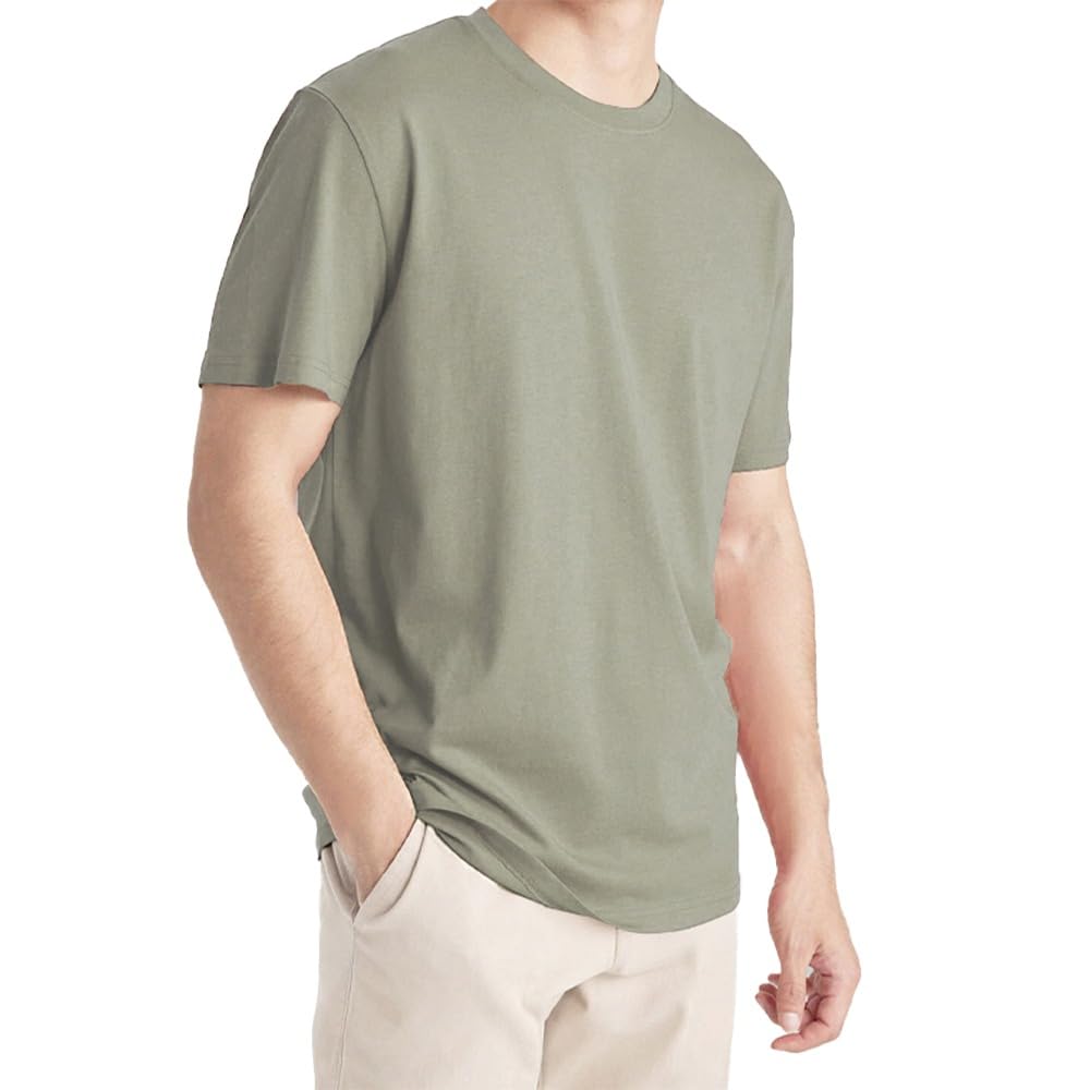 Relax Fit T-shirt For Men - Cotton - Half Sleeves Crew Neck Tee
