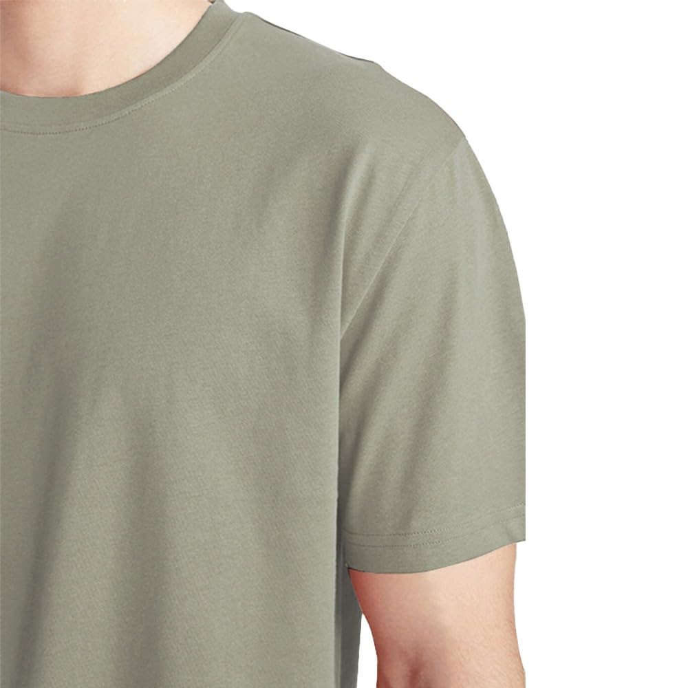 Relax Fit T-shirt For Men - Cotton - Half Sleeves Crew Neck Tee