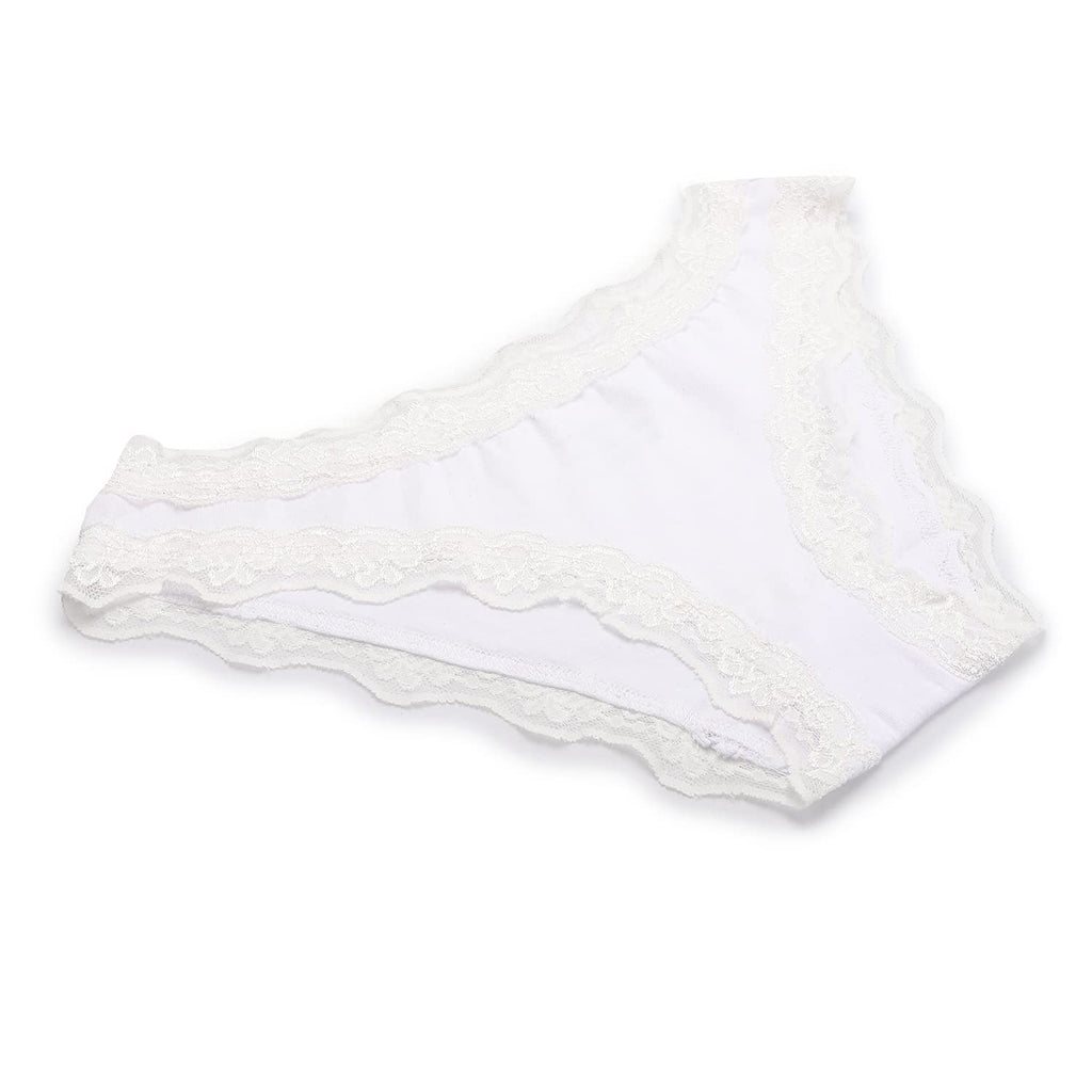 Set OF (3) Cotton Panties Dantel - Multicolor