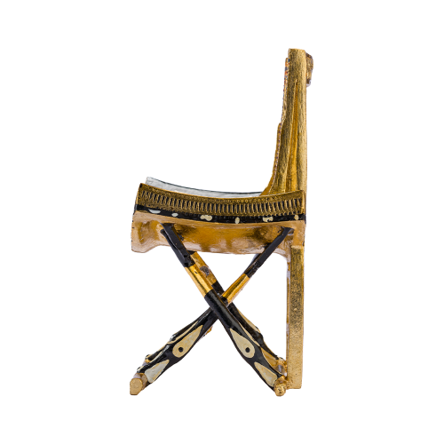 Ceremonial Chair Of King Tutankhamun Finely Detailed Museum Replica Certificate3