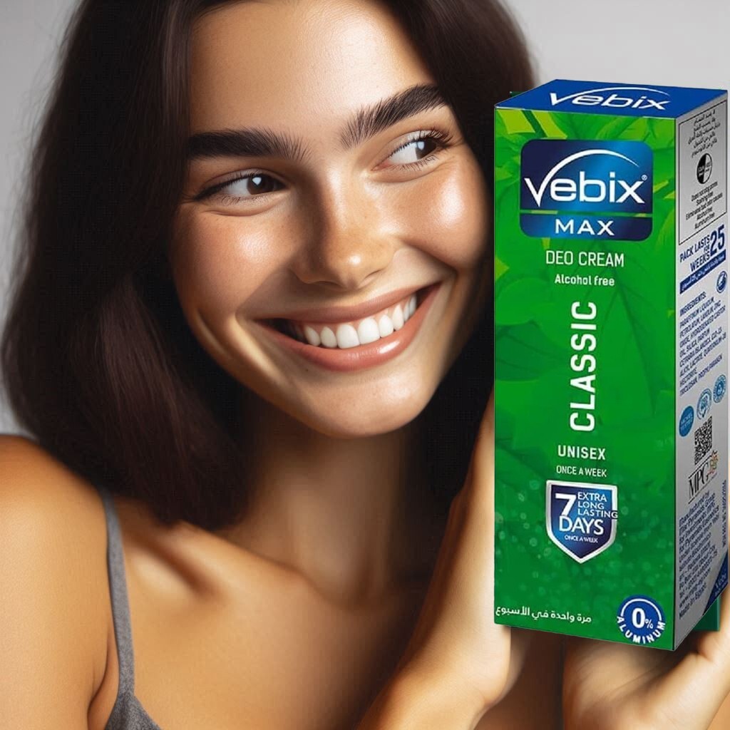 3X Vebix Deodorant Cream 7 Days Long Lasting Antiperspirant Aluminum Free Unisex2