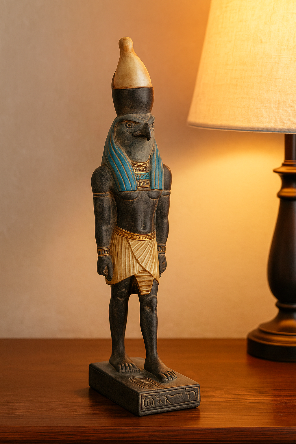 Ancient Egyptian King Horus Pharaonic Statue Handmade Stone Antique Meduim Size0