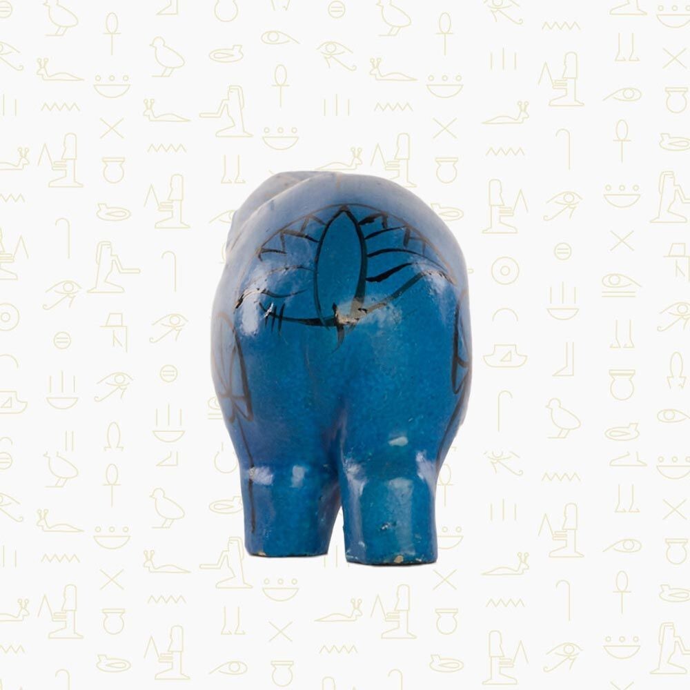 Rare Antique Ancient Egyptian Gift Hippopotamus Statue Authenticity Certificate2