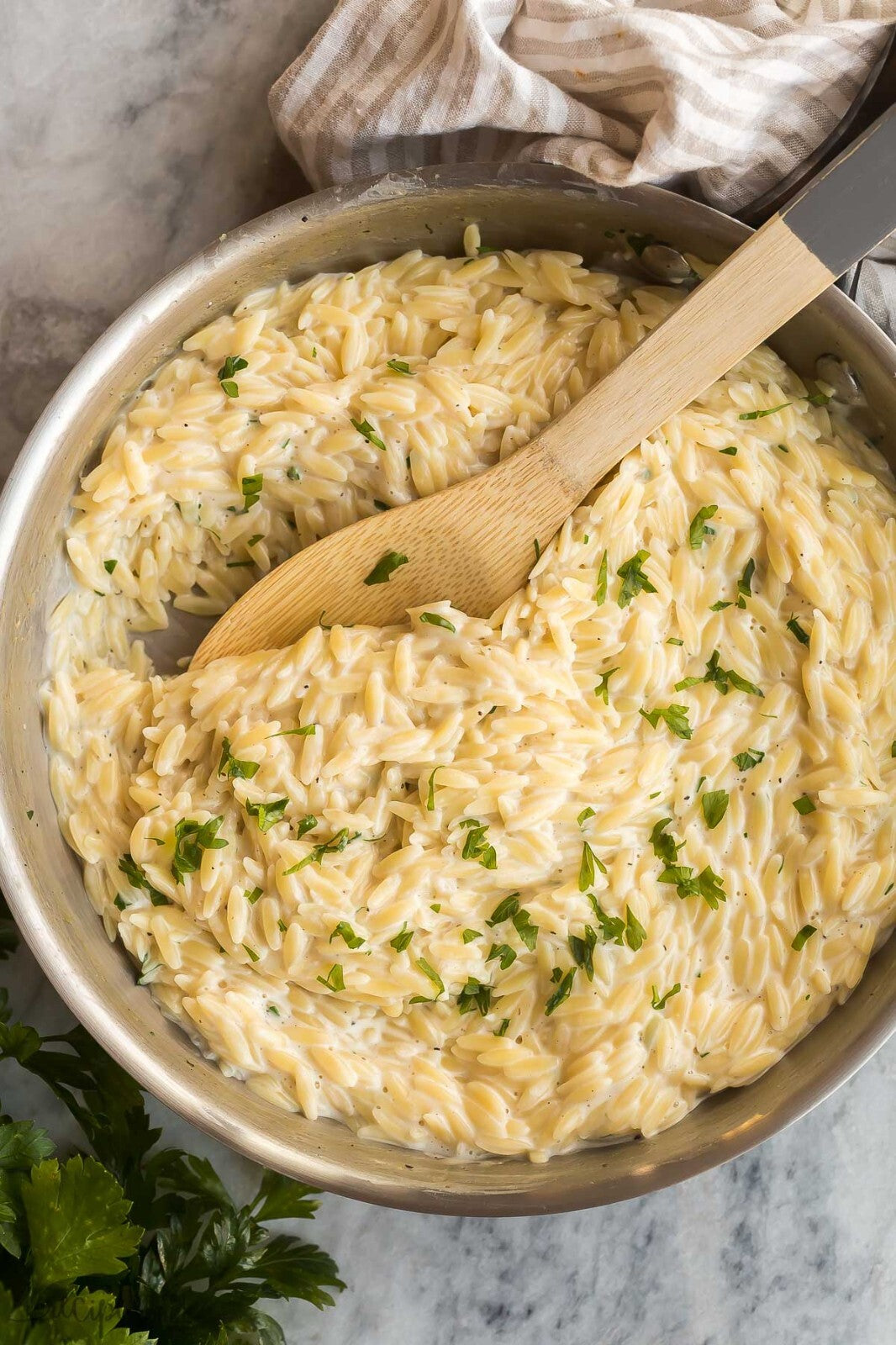 Orzo Rice Shaped Pasta Oriental Soup Risoni Pasta 2Kg 4.4 Ib. لسان عصفور6