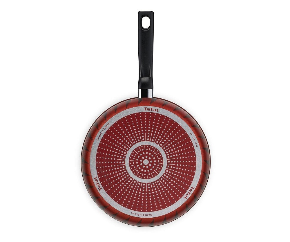 Tefal Tempo Flame Fry Pan, 28cm  Non Stick Coated In France Red1