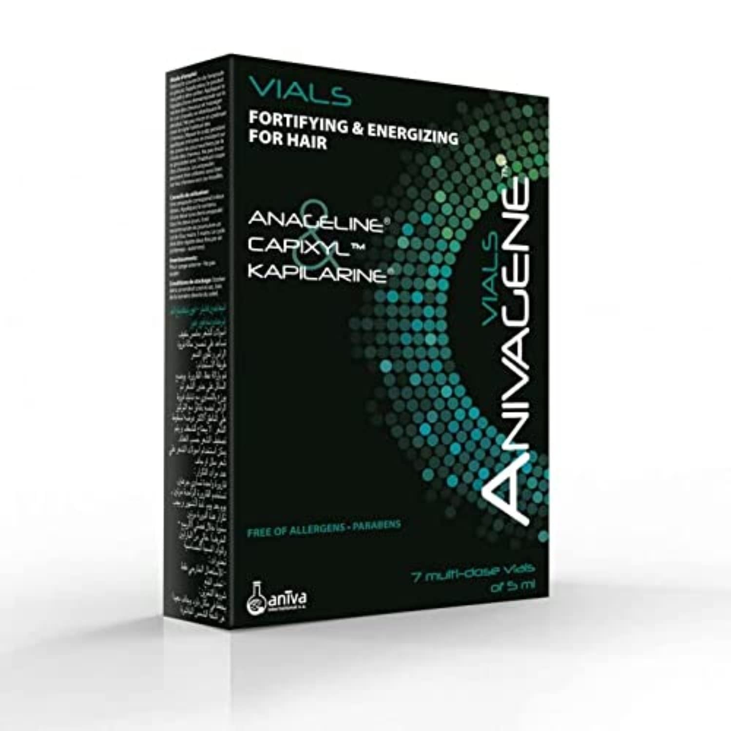 Anivagene Vials Fortifying & Energizing Ampoules For Hair 7dose 5ml Strong Hair8