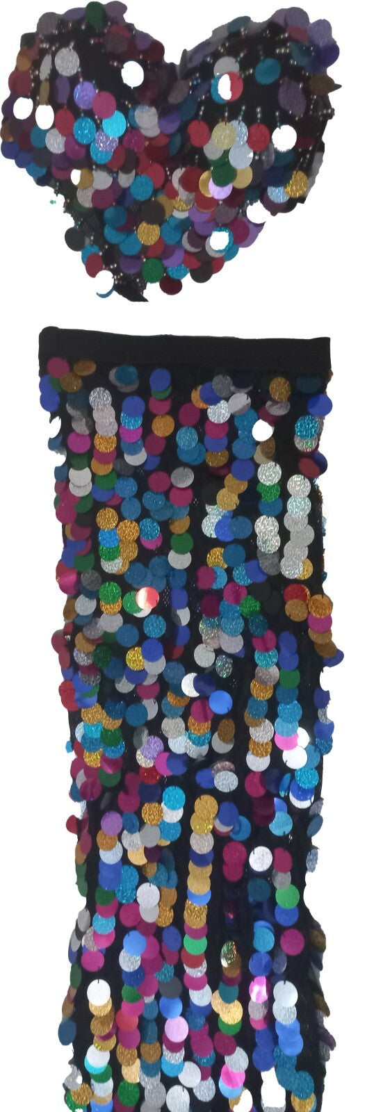 Egyptian Professional Belly dance Costume Fully Embroidered With Colorful Coins4