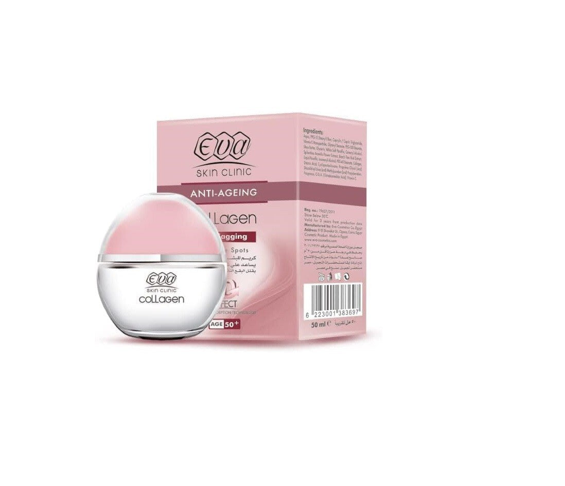 Eva Anti Wrinkle Cream With Collagen Anti Sagging Reduce Age Spots 3D Effect 50+4