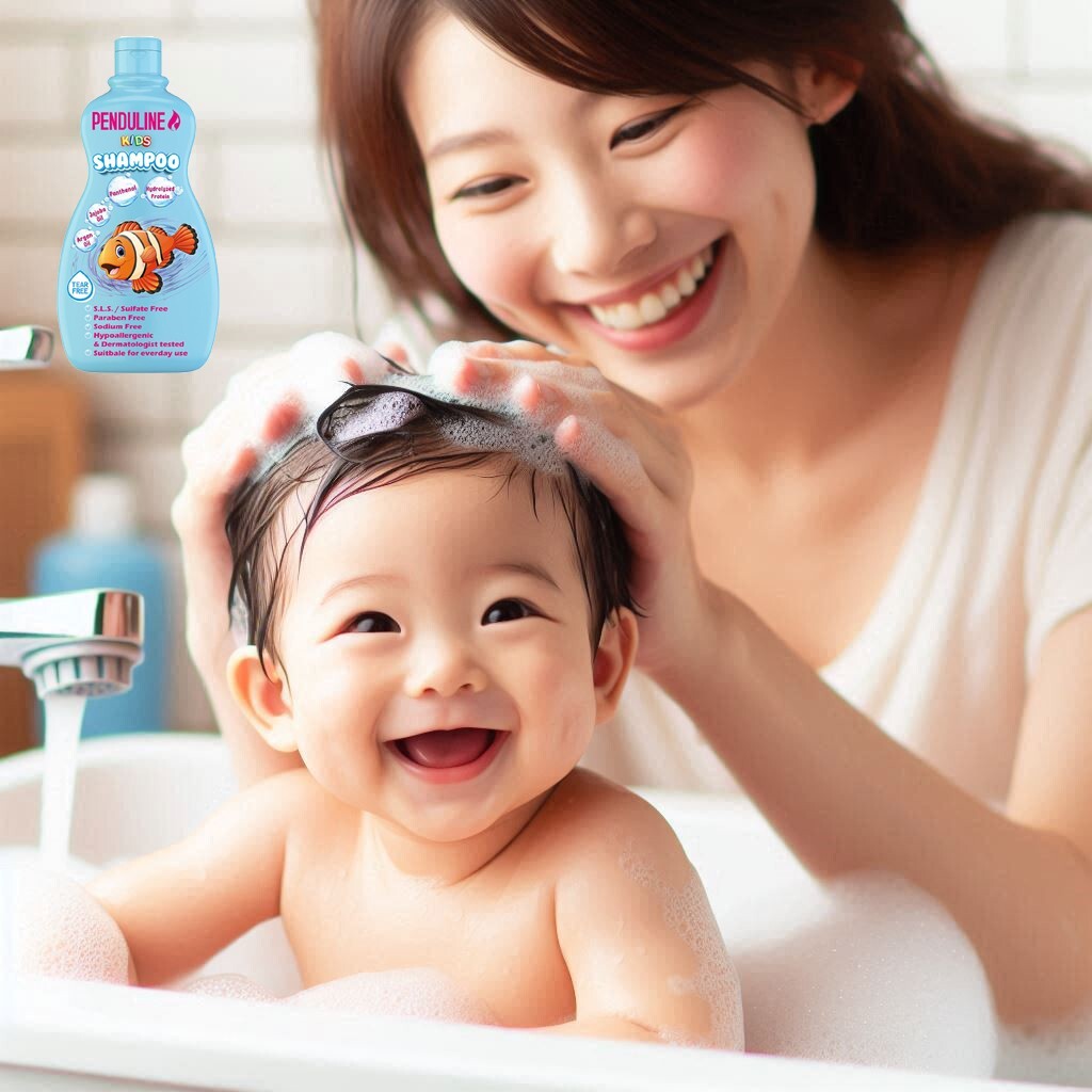 3x Penduline Shampoo For Kids Safe Tear Free & Natural Ingredients 250 ml4