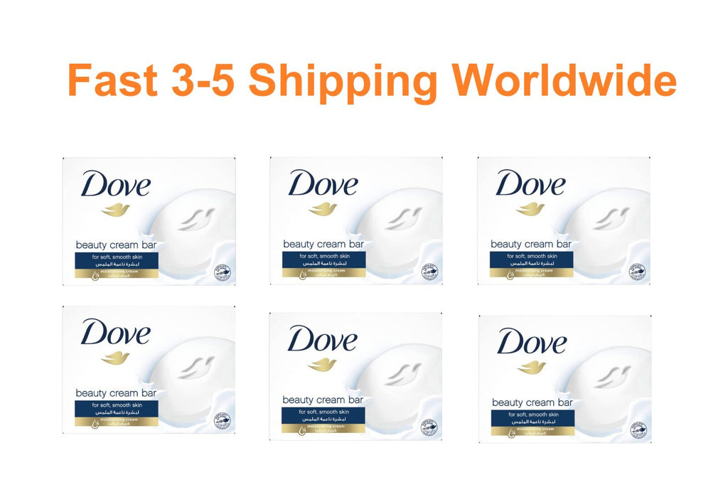 Dove Beauty Cream Bar Soap With ¼ Moisturizing Cream For Smooth Skin 6 X 90 g0