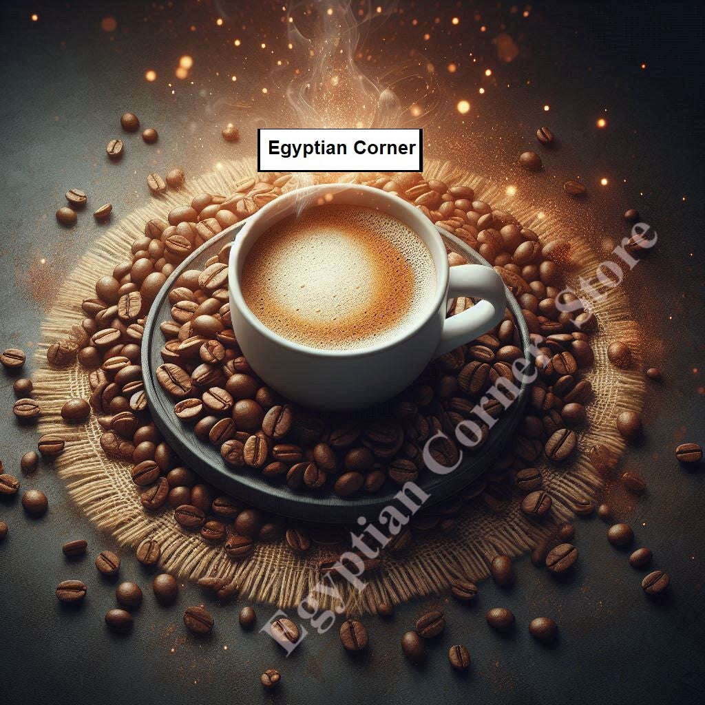 6 Pack Al Yemeni Plain Coffee Light Roast Premium Quality Egyptian Coffee 100 gm3