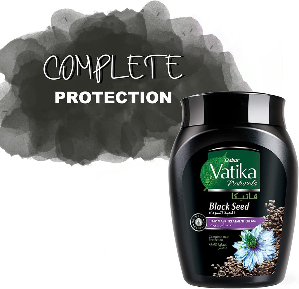 Dabur Vatika Black Seed Hair Mask 2 Box 1KgTreatment Cream 4.4 Ibs Fast Shipping3
