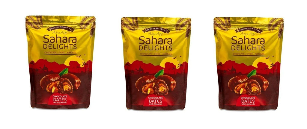 Abu Auf Chocolate Covered Dates Stuffed With Almonds Premuim Quality 3 X 300 g0