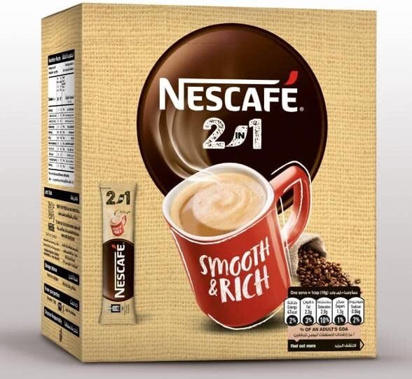 3X NESCAFE Original Mix Instant Coffee 72 Sticks X 18g Sugar Free Fast Shipping2