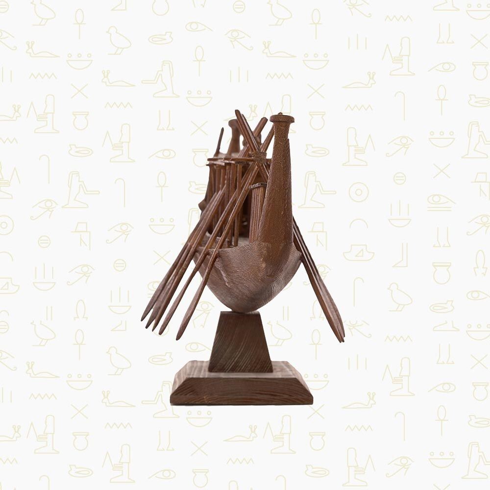 Rare Antique Ancient Egyptian Gift Sun Boat Of Khufu Authenticity Certificate2