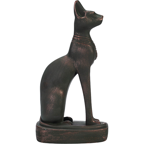 Egyptian Goddess Bastet Statue Bronze Handmade Museum Replica With Certificate2