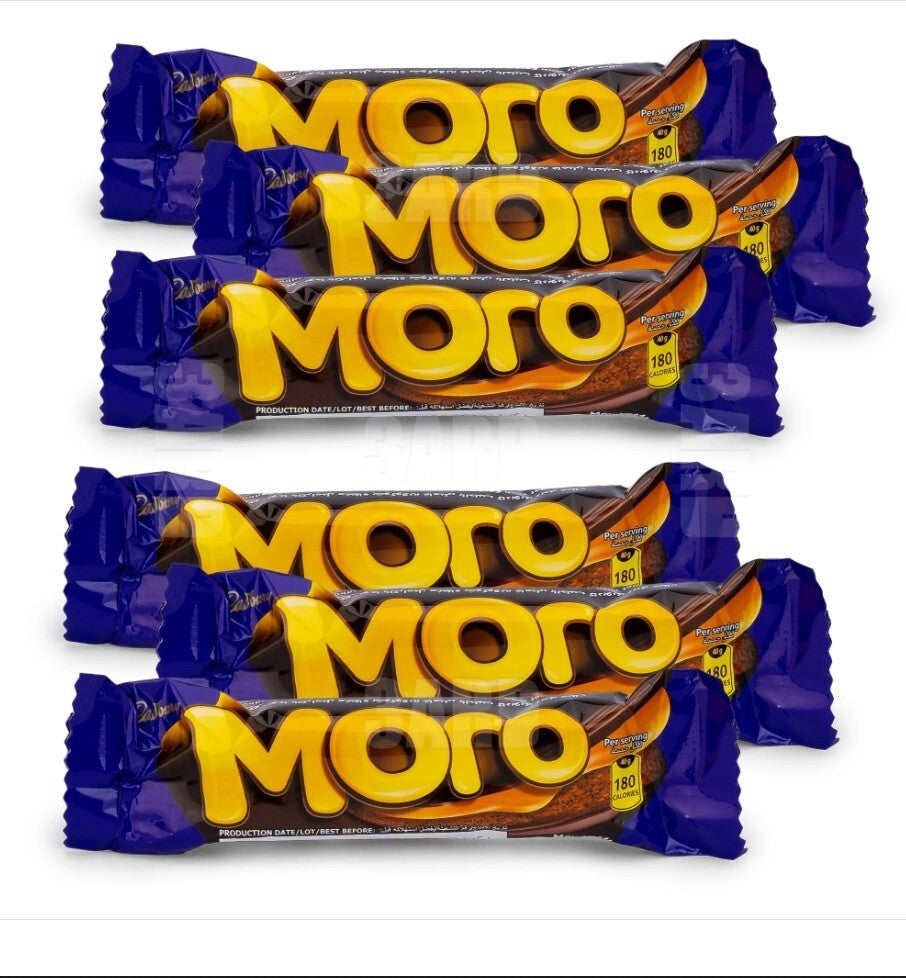 24 Piece Cadbury Moro Caramel Nougat Chocolate Bar 38 gm Each Free Fast Shipping3