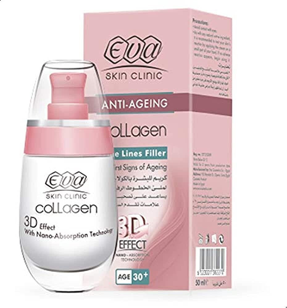 Eva Anti Ageing  Collagen Fine Lines Filler For First Aging 3D effect Signs 30+1