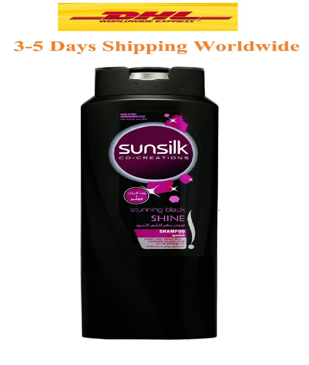 Sunsilk Stunning Black Shampoo For Shiny Black Hair Soap Free Amla Pearl 600 ml0