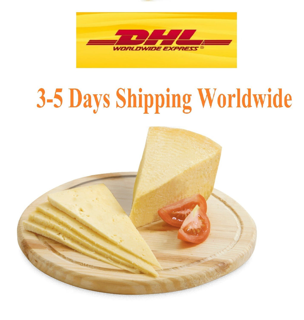 Egyptian Turkish Yellow Cheese Black Pepper 1 kg 2.2 Ib  جبنة رومي بطارخ بالفلفل0