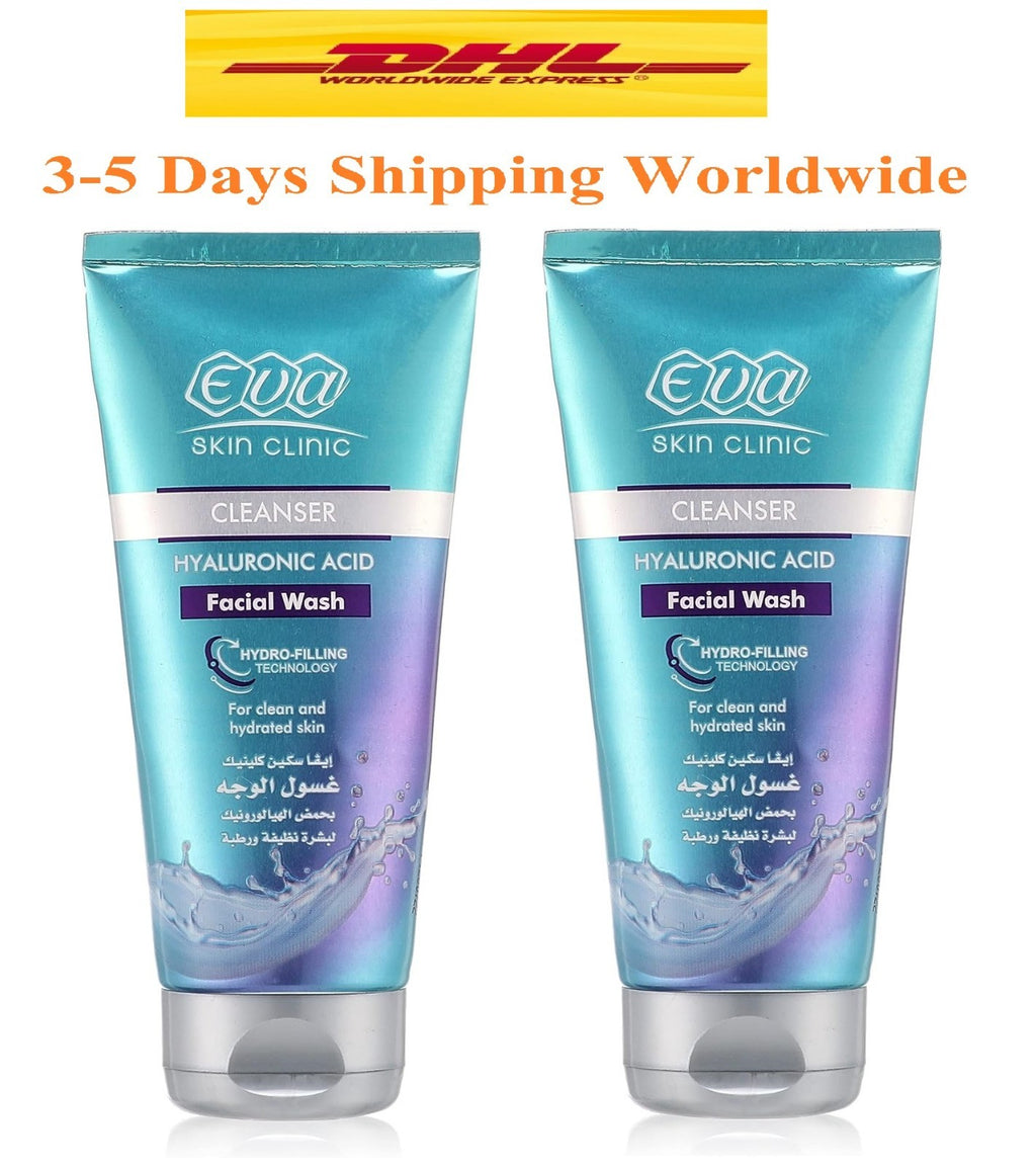 2 X Eva Hyaluronic Facial Wash Hydro Filing Technology For Clean Hydrating Skin0