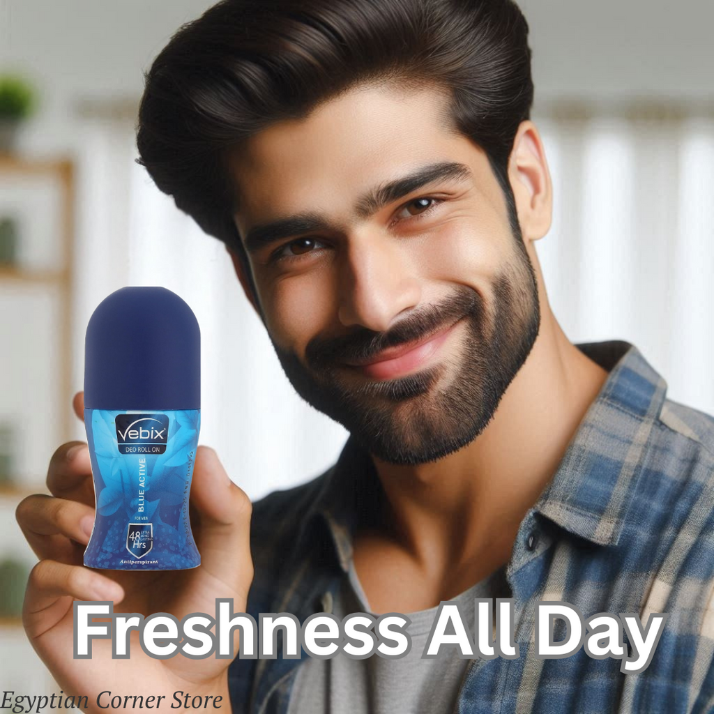 3X Vebix Deodorant Roll for Men 48H Odor Protection Alcohol Free Antiperspirant2