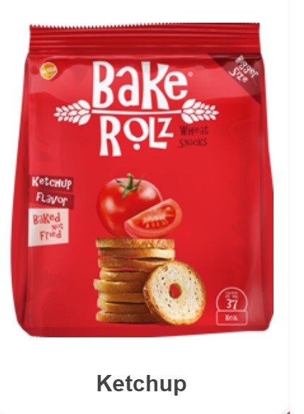 9 Pack Bake Rolz  40g BREAD CHIPS SNACKS CRISPY Healthy Backed 100% wheat3