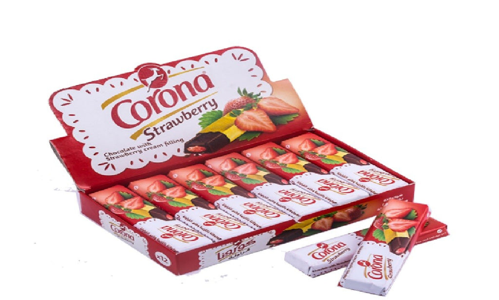 original Corona Egyptian Chocolate With Strawberry Cream 24 Pcs since 19191