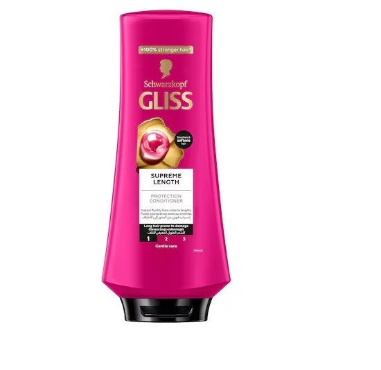 SCHWARZKOPF Gliss Hair Conditioner For Supreme Hair Length 100% Stronger Hair 2P1