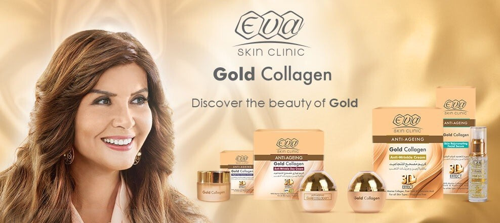 2X Eva Anti Aging Cream Pure Gold and Collagen Night Eye Contour 3D Effect 15 ml5
