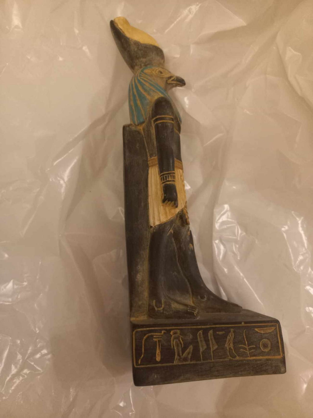 Ancient Egyptian King Horus Pharaonic Statue Handmade Stone Antique Meduim Size8