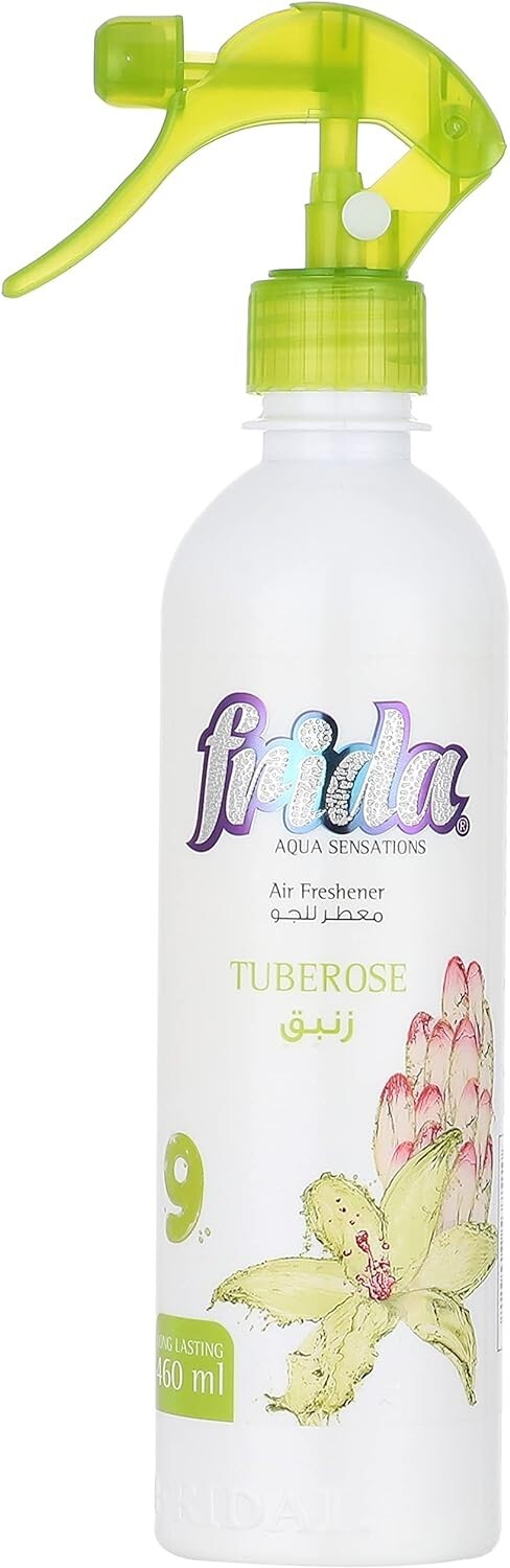 2 Frida Spray Air Freshener Long Lasting Tuberose Fragrance Aqua Sensation 460ml2