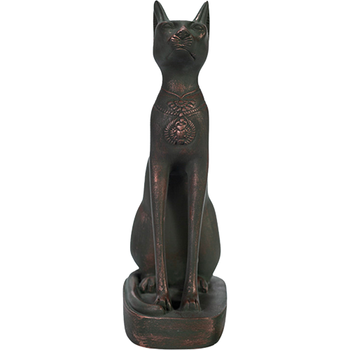 Egyptian Goddess Bastet Statue Bronze Handmade Museum Replica With Certificate0