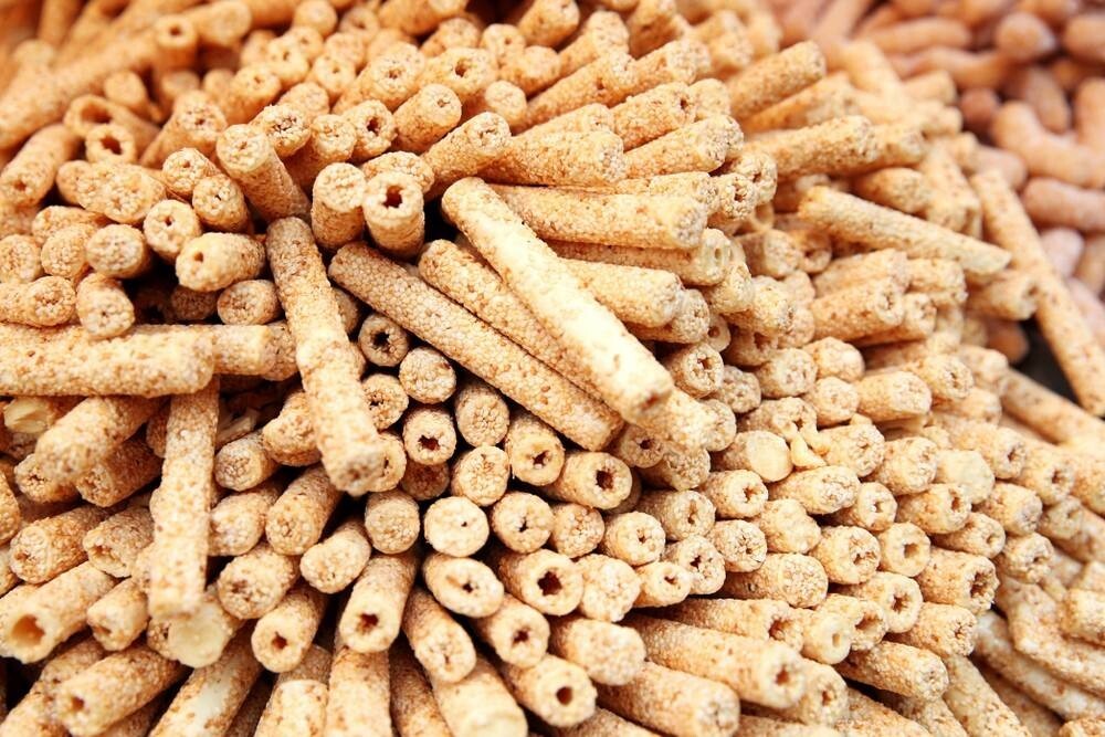 36 Pcs Molasses Candy Solid Sticks Covered With Sesame Egyptian Sweets عسلية1