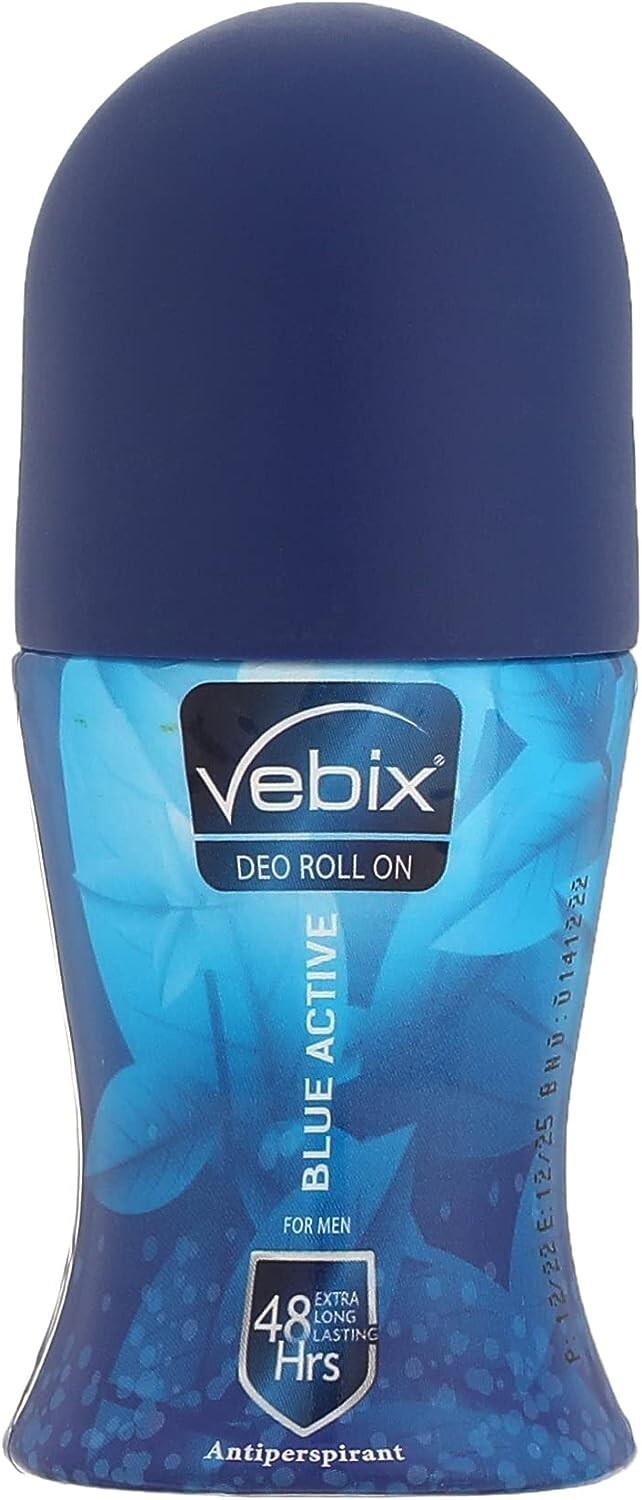 3X Vebix Deodorant Roll for Men 48H Odor Protection Alcohol Free Antiperspirant9