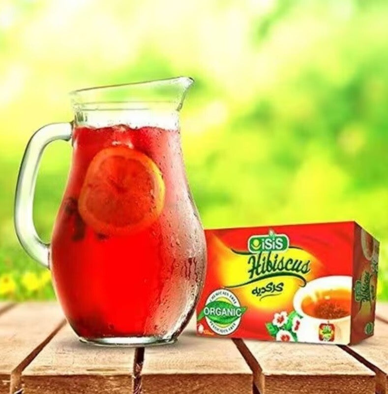 600 Tea Bags Isis Egyptian Hibiscus Herbal  Organic All Natural ايزيس كركدية1
