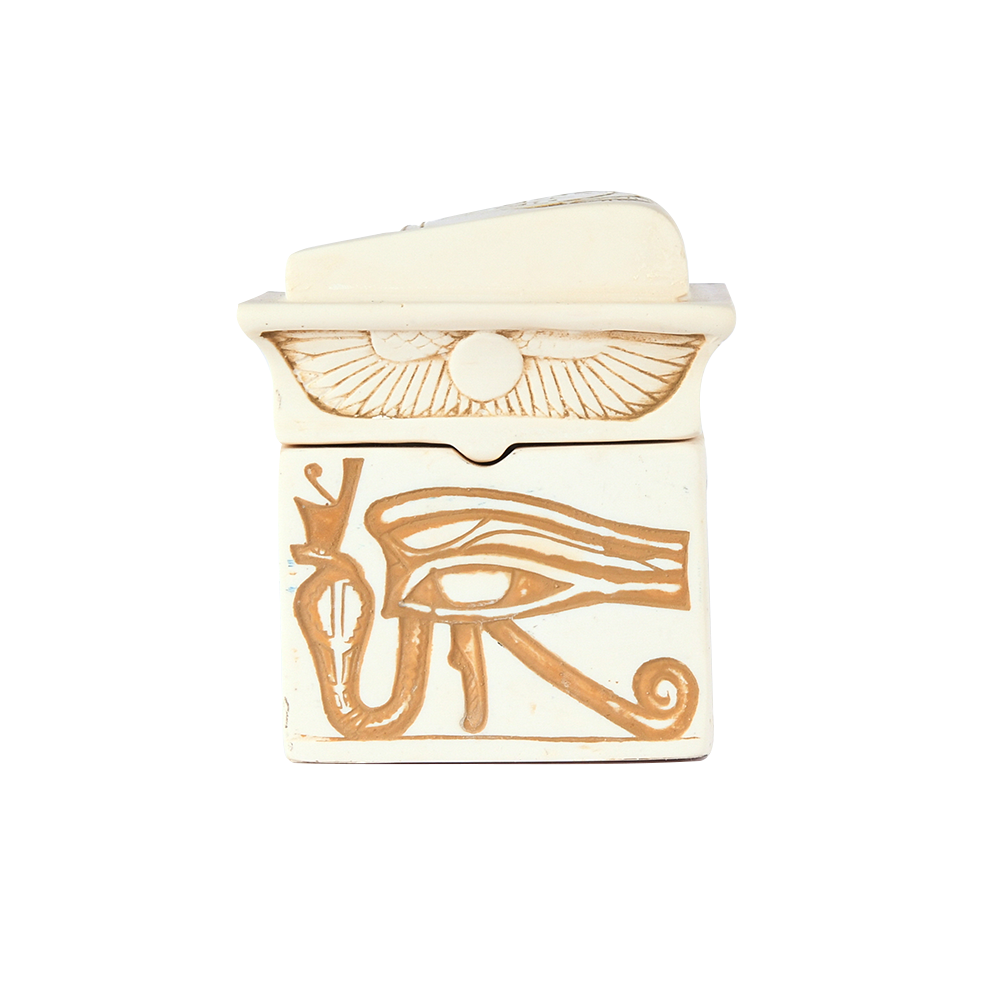 Alabaster Ancient Egyptian Canopic Jars The Suns Of Horus Handmade Souvenir4