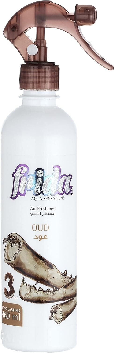 2 Frida Spray Air Freshener Long Lasting Oud Fragrance Refresh Aqua Feel 460 ml2