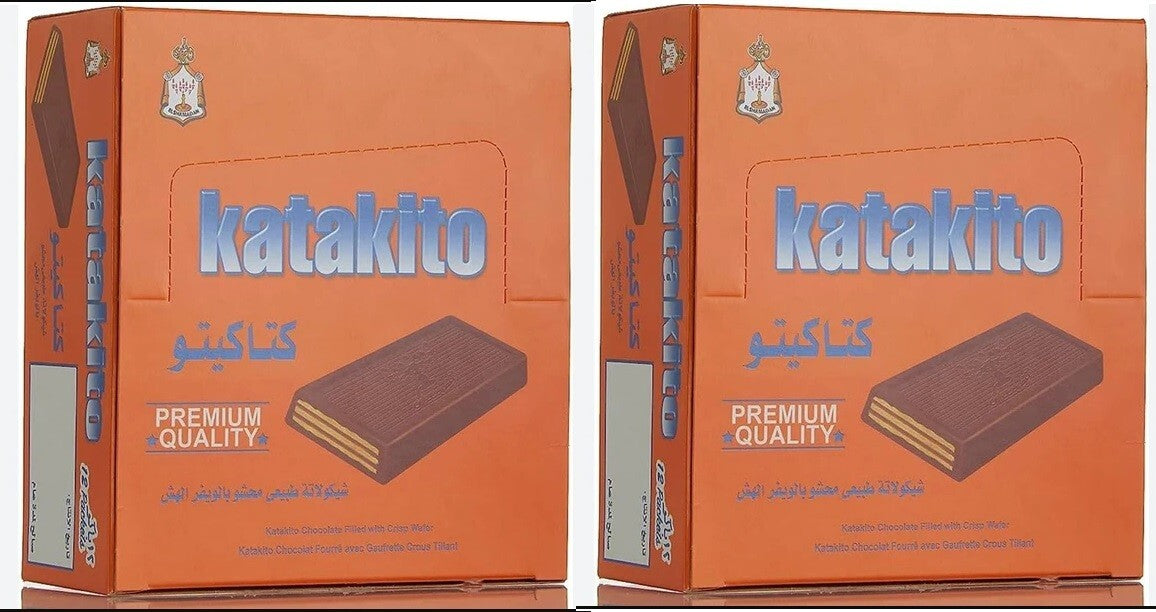 24 Pcs El Shamadan Katakito Egyptian Crispy Wafer Chocolate الشمعدان كتاكيتو0