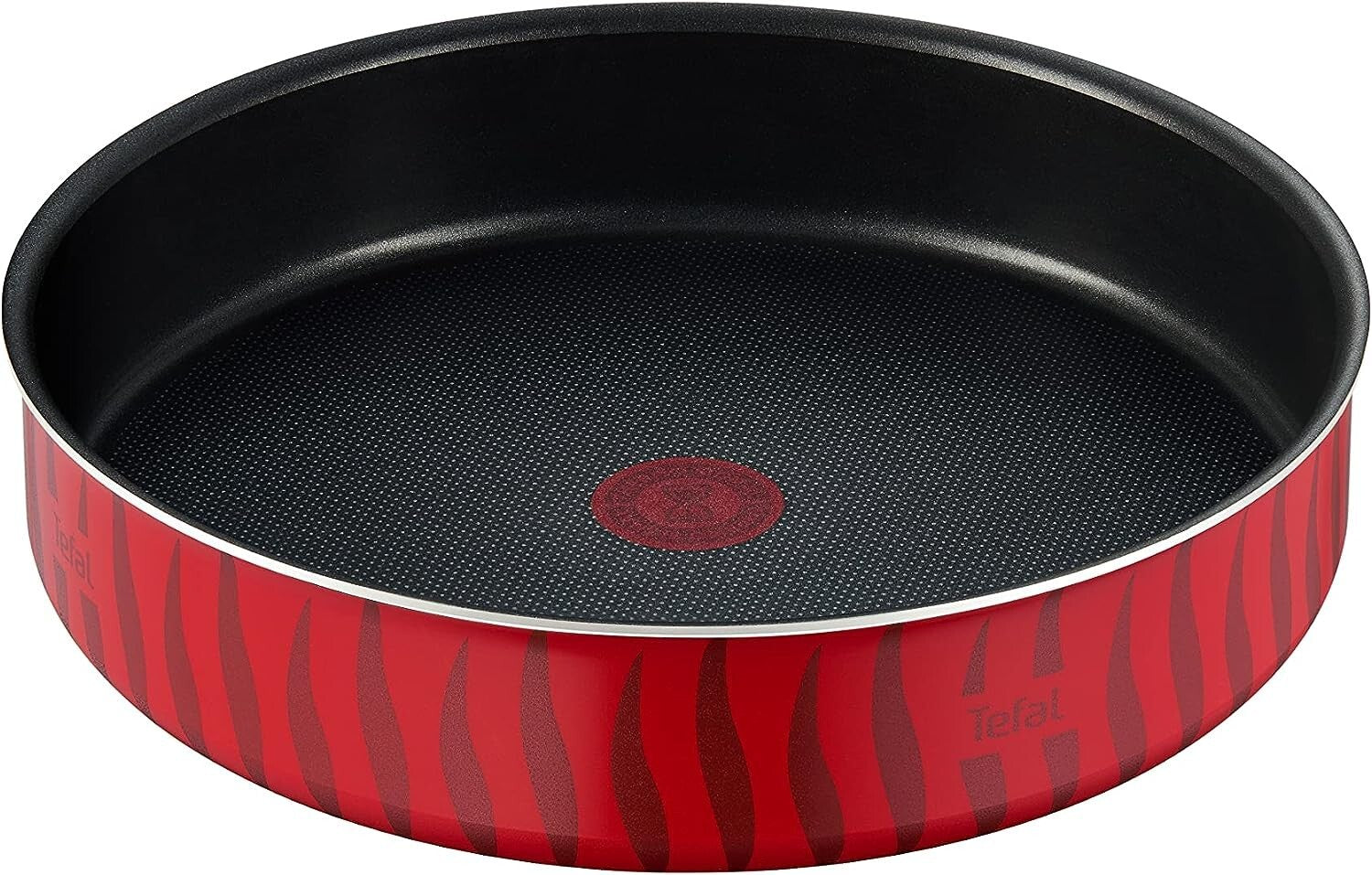 Tefal Tempo Flame Round Oven Tray Set 26, 30 cm Red Coated In France Non Stick1