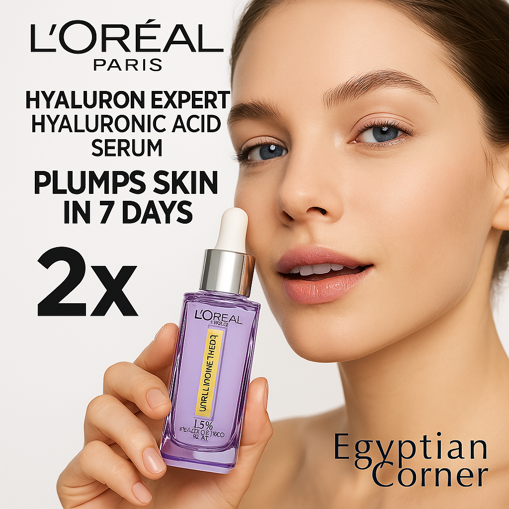 L'Oréal Paris Hyaluron Expert Hyaluronic Acid Serum Plump Skin in 7 Days 2X30 ml1
