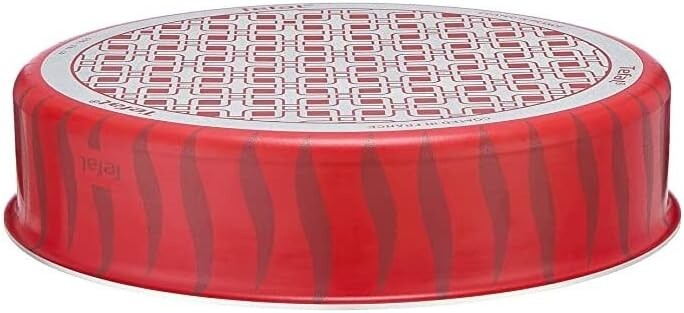 Tefal Tempo Flame Round Oven Tray Set 26, 30 cm Red Coated In France Non Stick2