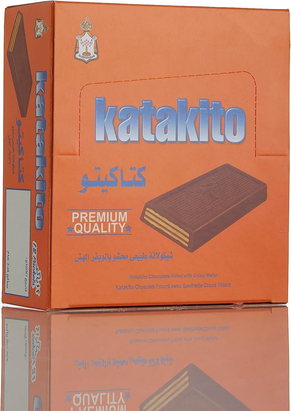 El Shamadan Katakito Egyptian Chocolate With Crispy Wafer 12 Pcs شوكولاتة شمعدان0