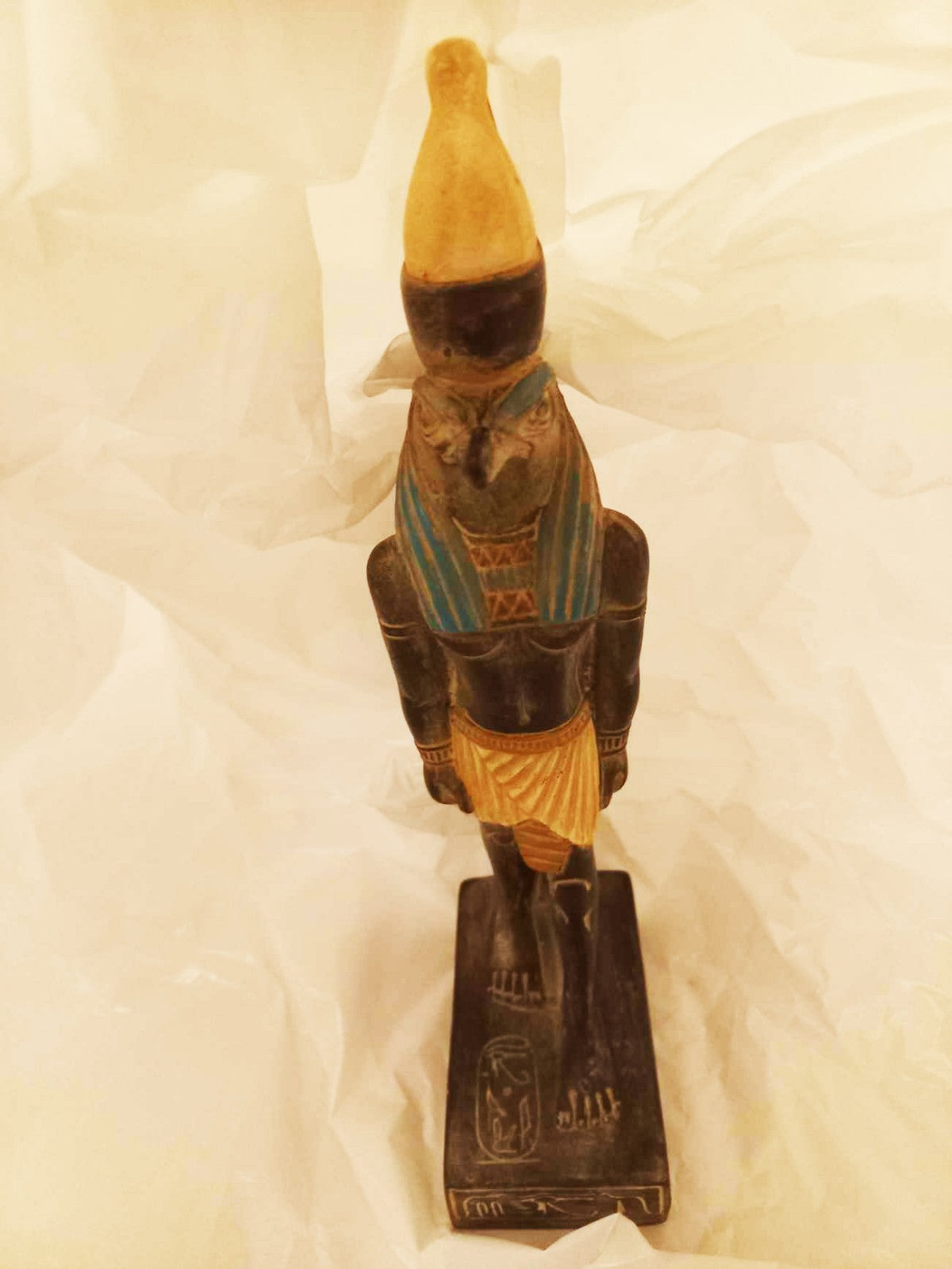 Ancient Egyptian King Horus Pharaonic Statue Handmade Stone Antique Meduim Size2