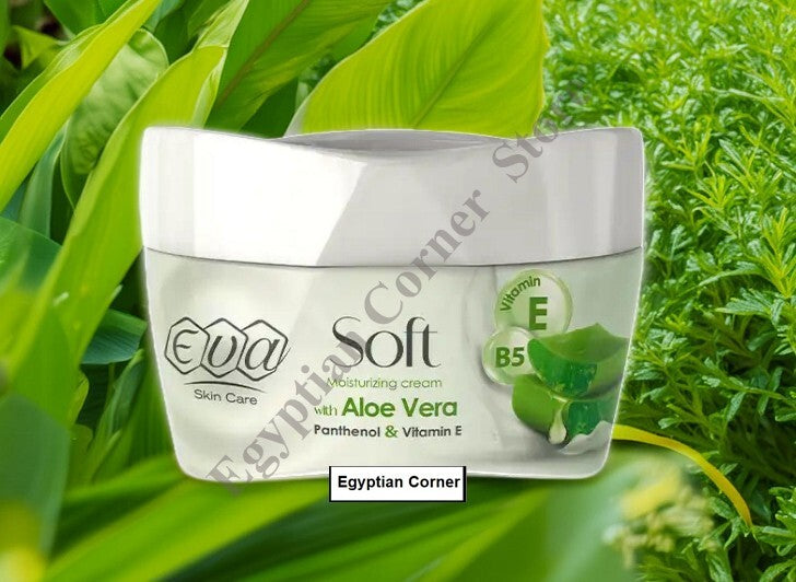 4x Eva Skin Moisturizing Cream With Aloe Vera Panthenol Extreme Soften Skin 50 g3