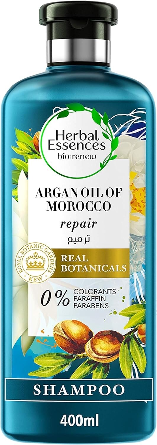 2X Herbal Essences Argan Oil of Morocco Shampoo Hair Repair No Paraffin 400ml3