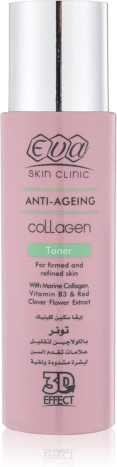 2 Eva Skin Clinic Anti Aging Collagen Toner 3D Effect With Vit B For Firm Skin5