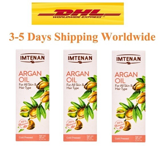 3 Imtenan Argan Oil 100% Natural All Skin &Hair Types Help Produce Collagen 150m0
